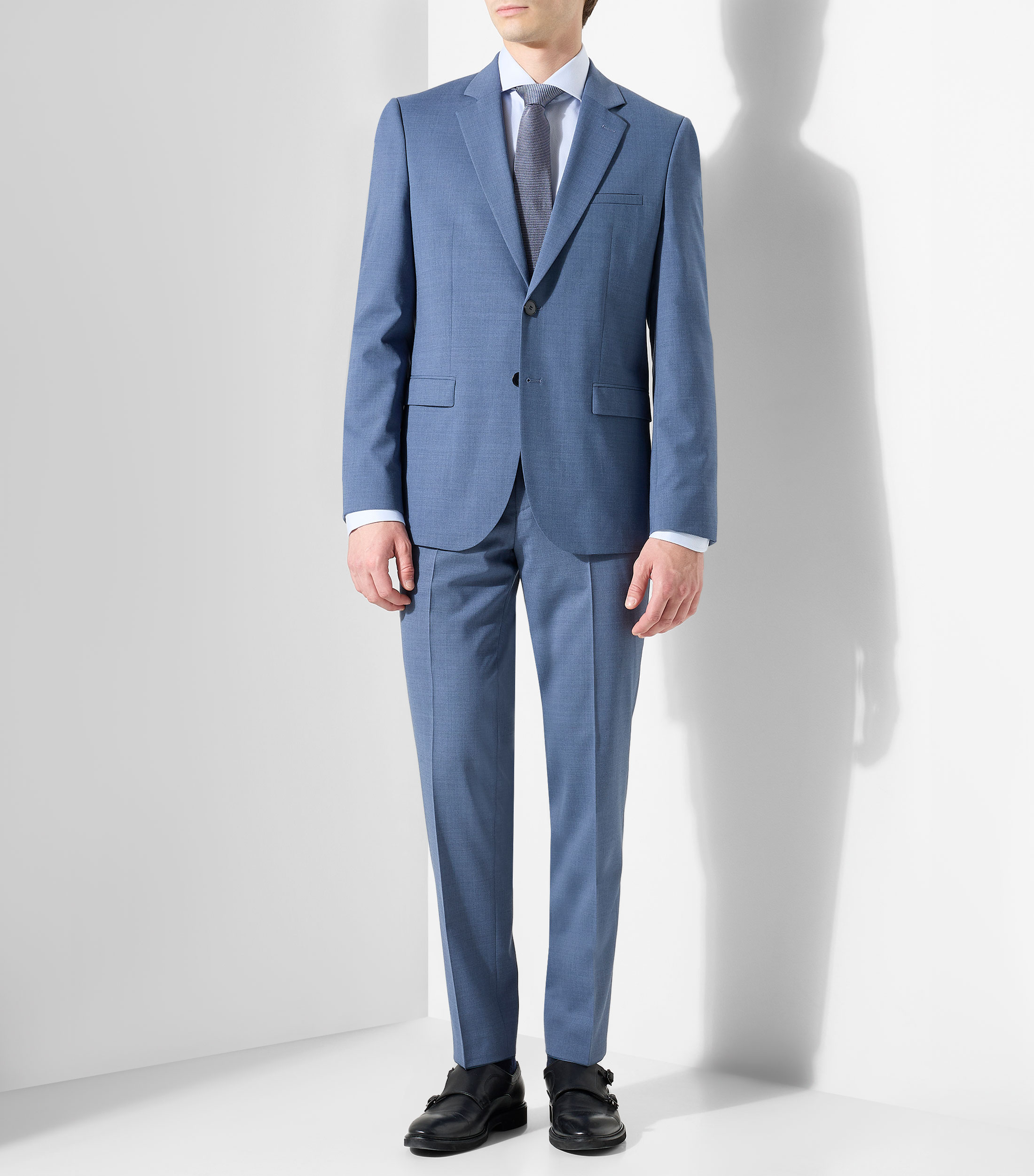 Pantalón extra slim en dobby elástico técnico Hombre